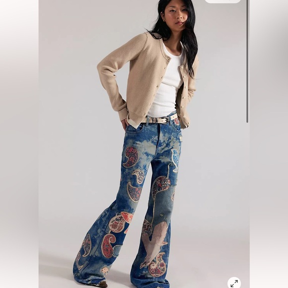 Pants - We The Free Flying High Patched Jeans🌸🔥